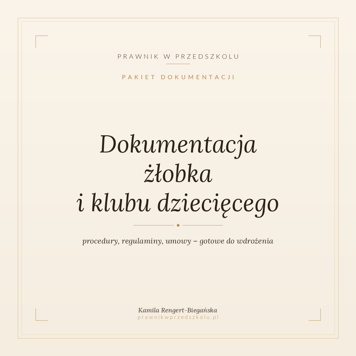 Dokumentacja żłobka/klubu dziecięcego